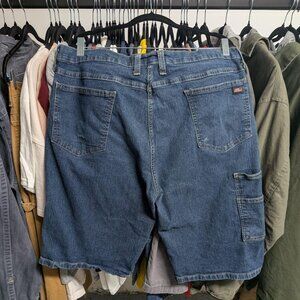 SUPER BAGGY raw denim Dickies heavyweight denim shorts